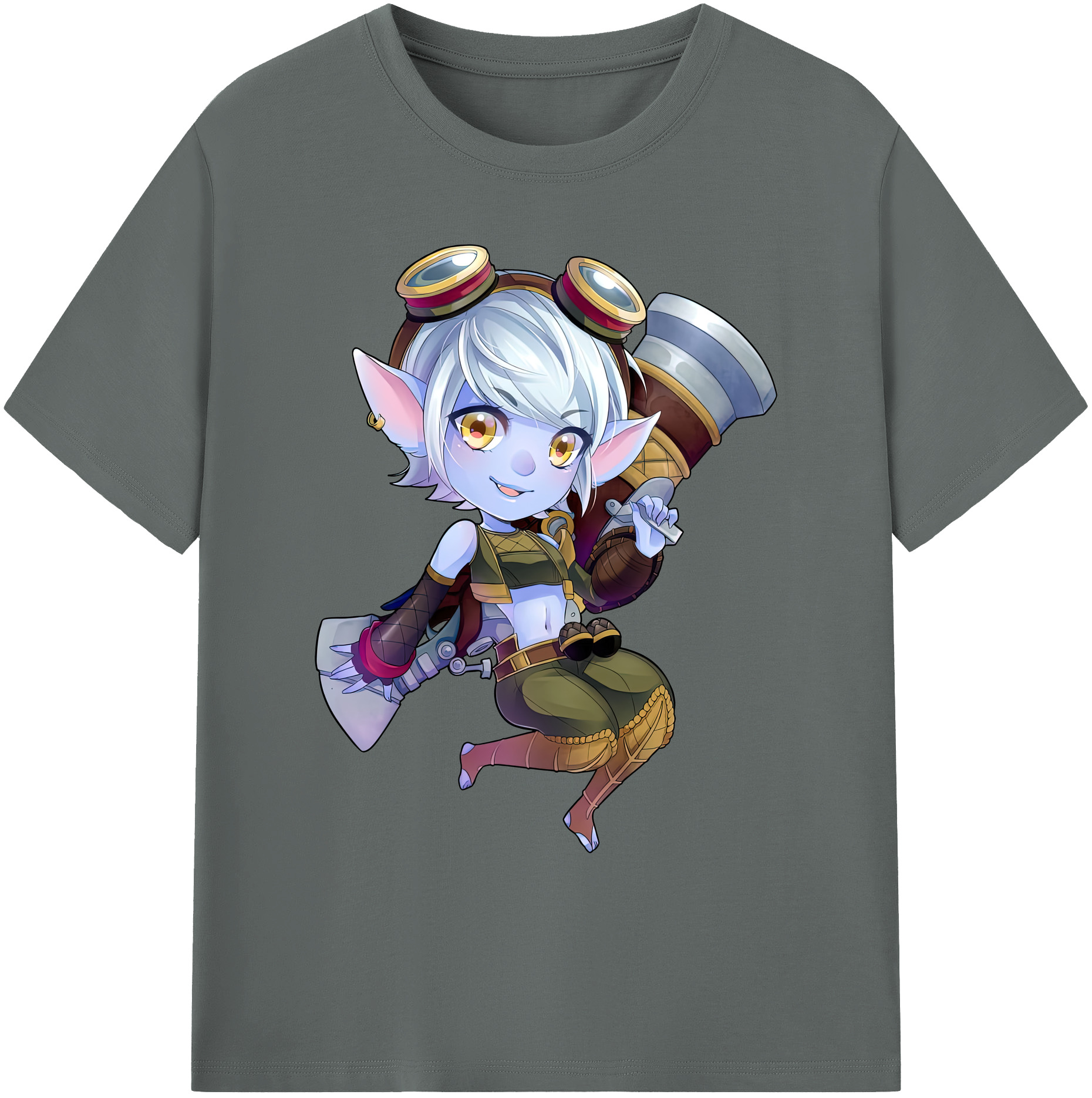 リーグ・オブ・レジェンド League of Legends LOL 綿100％ メンズ半袖Tシャツ｜肌触りやわらか＆通気性